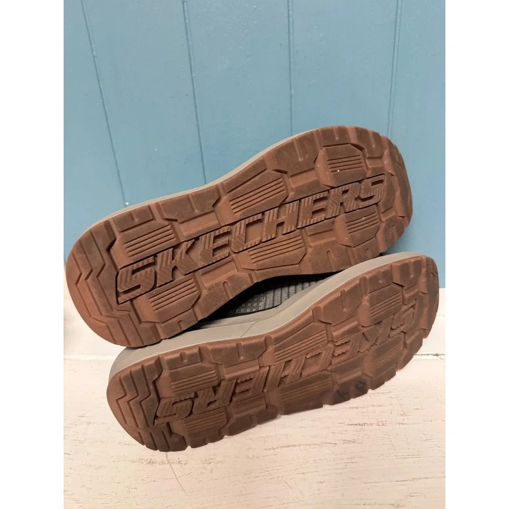 Skechers Bobs Squad Chaos Mens Olive Green Black Athletic Sneakers Shoes sz‎ 9